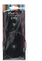 KnitPro Zing Rondbreinaalden 60cm 2,50mm