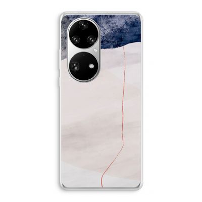Stone White: Huawei P50 Pro Transparant Hoesje
