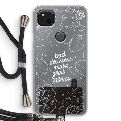 Good stories: Pixel 4a Transparant Hoesje met koord