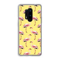 Flamingo's geel: OnePlus 8 Pro Transparant Hoesje