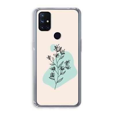 Violets are blue: OnePlus Nord N10 5G Transparant Hoesje
