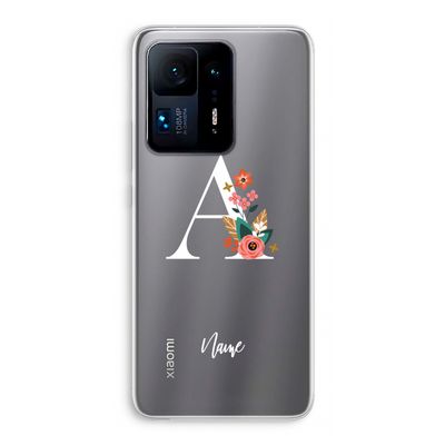 Pink Bouquet: Xiaomi Mi Mix 4 Transparant Hoesje