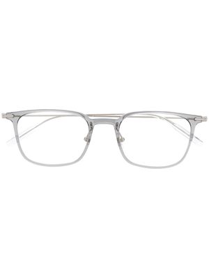 Montblanc lunettes de vue à monture carrée - Gris