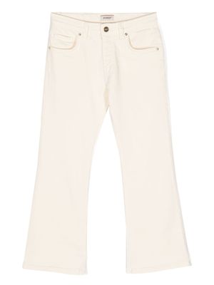 Pinko Kids pantalon droit à coupe cinq poches - Tons neutres