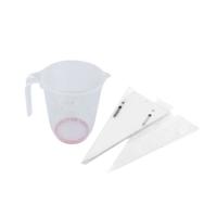 Set van 100 professionele spuitzakken - FACKELMANN PROFESIONAL - Maatbeker 1 L - 50 cm Set van 100 professionele spuitzakken - FACKELMANN PROFESIONAL - Maatbeker 1 L - 50 cm