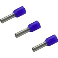 Rittal 4050.734 Adereindhulzen 2.5 mm² Deels geïsoleerd Blauw 500 stuk(s)