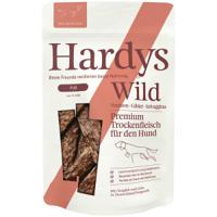 Hardys Pure dry meat strips wild hondensnack 100 g Hardys Pure dry meat strips wild hondensnack 100 g