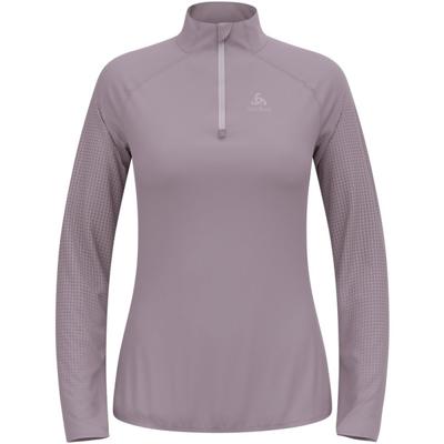 Odlo Zeroweight Warm Half-Zip Midlayer LS Dames