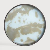 Ethnicraft Rond Dienblad 'Mystic Gold' 48cm, kleur Mist Gold