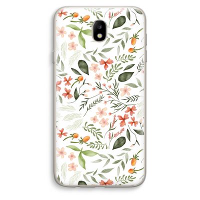 Sweet little flowers: Samsung Galaxy J7 (2017) Transparant Hoesje