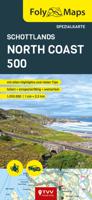 Wegenkaart - landkaart Spezialkarte Schottlands North Coast 500 | TVV Touristik Verlag