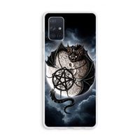 Volle maan: Galaxy A71 Transparant Hoesje Volle maan: Galaxy A71 Transparant Hoesje