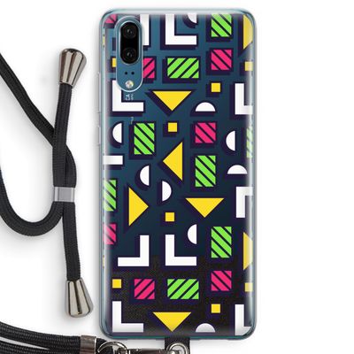8-bit N°4: Huawei P20 Transparant Hoesje met koord