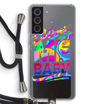 Touch Me: Samsung Galaxy S21 FE Transparant Hoesje met koord