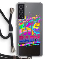 Touch Me: Samsung Galaxy S21 FE Transparant Hoesje met koord