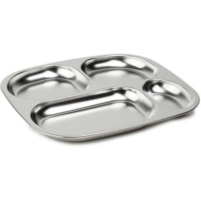 Gecompartimenteerde lade - THERMOBABY - 4 compartimenten - BPA-vrij - Roestvrij staal