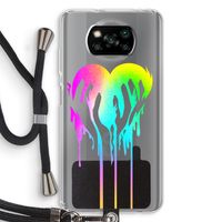 Hold My Heart: Xiaomi Poco X3 Pro Transparant Hoesje met koord