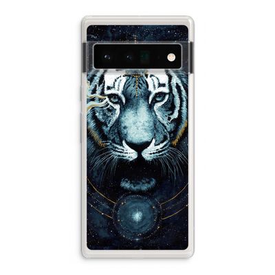 Darkness Tiger: Google Pixel 6 Pro Transparant Hoesje