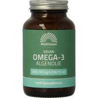 Mattisson Vegan omega 3 algenolie DHA 150mg EPA 75mg