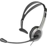 Panasonic RP-TCA 430 On Ear headset Telefoon Kabel Mono Zilver, Zwart Microfoon uitschakelbaar (mute) - thumbnail