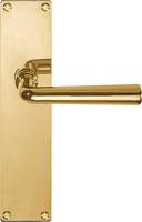 Formani deurkruk TIMELESS 1925MPSFC op schild blind - messing ongelakt