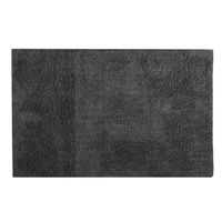 MSV Badkamerkleedje/badmat tapijt voor de vloer - donkergrijs - 40 x 60 cm   -