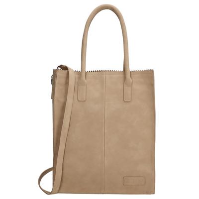 Zebra Trends Shopper Natural Bag Rosa Zand