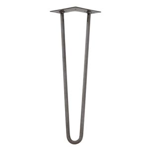 Massief raw steel hairpin tafelpoot 45 cm