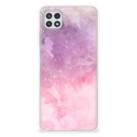 Smartphone hoesje Samsung Galaxy A22 5G Pink Purple Paint