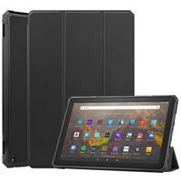 Tri-Fold Series Amazon Fire HD 10 (2021) Smart Folio Case - Zwart - thumbnail