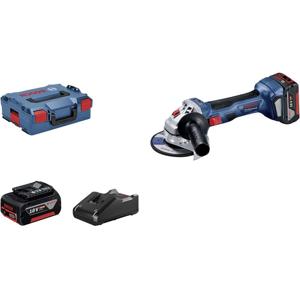 Bosch Professional GWS 18V-7 06019H9005 Haakse accuslijper 125 mm Incl. 2 accus, Incl. koffer 18 V 4.0 Ah