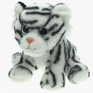 Pluche knuffel dieren witte Tijger van 25 cm   -