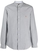 Polo Ralph Lauren chemise à boutonnière - Gris