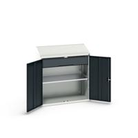 Bott Verso Systeemkast | 1050x550x1130mm | 1 Legbord | 1 Lade | RAL 7016 - 16926590.19