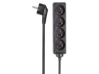 4-voudige stekkerdoos 5 m kabel - Velleman 4-voudige stekkerdoos 5 m kabel - Velleman