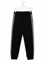 MSGM Kids pantalon de jogging à logo - Noir