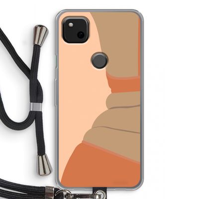 Bikini: Pixel 4a Transparant Hoesje met koord