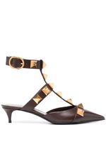 Valentino Garavani escarpins Roman Stud 40 mm - Marron
