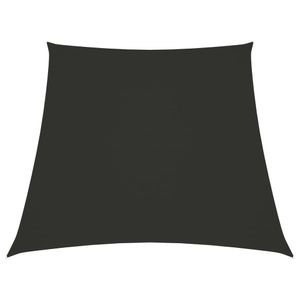 VidaXL Zonnezeil trapezium 2/4x3 m oxford stof antracietkleurig
