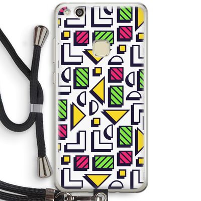 8-bit N°4: Huawei Ascend P10 Lite Transparant Hoesje met koord