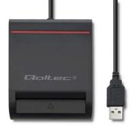 Qoltec 50642 magnetische kaart-lezer Zwart USB