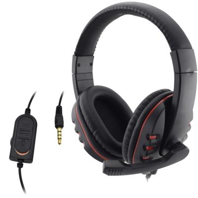 Bedrade hoofdtelefoon 3 5 mm gaming muziek microfoon voor PS4 Play Station 4 Game PC chat