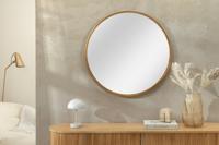 Ronde wandspiegel PORTRAIT 80cm goud IJzer Handgemaakt - 46097