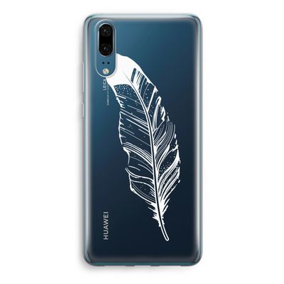 Pluim: Huawei P20 Transparant Hoesje