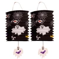 Set van 3x stuks treklampion 15 cm spook - thumbnail