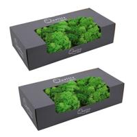 Decoratie mos - groen - naturel - 1000 gram - Finlands moss - hobby materiaal