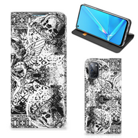 Mobiel BookCase OPPO A52 | A72 Skulls Angel