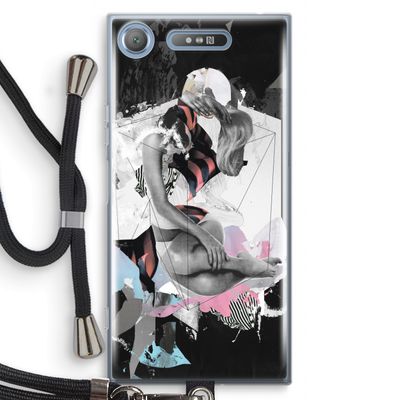 Camouflage de sommeil: Sony Xperia XZ1 Transparant Hoesje met koord