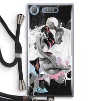 Camouflage de sommeil: Sony Xperia XZ1 Transparant Hoesje met koord