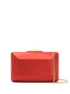 Jimmy Choo pochette en satin - Rouge